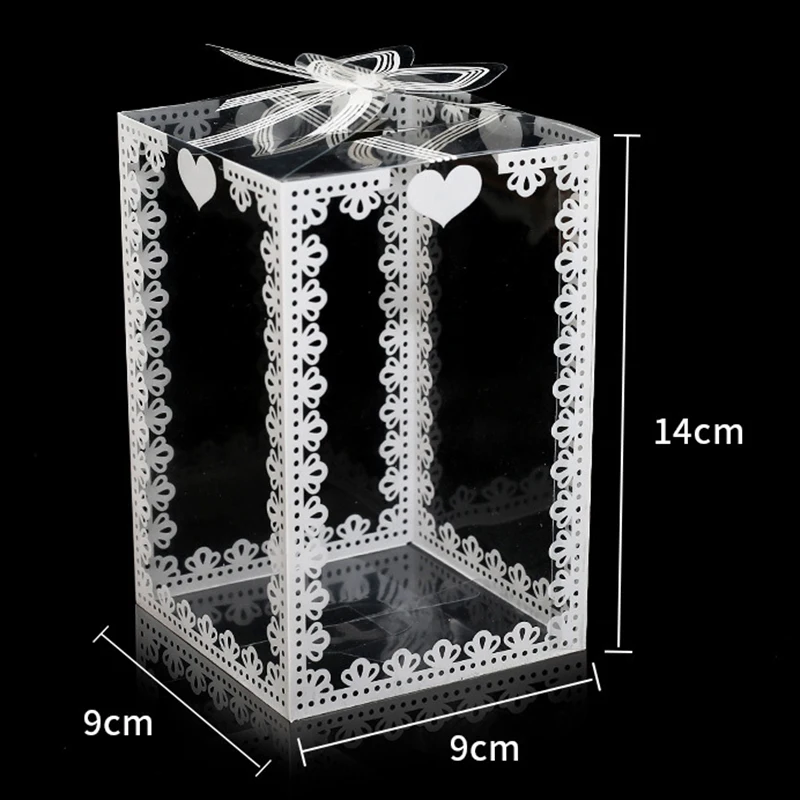 

Прозрачные подарочные коробки из ПВХ (10-20 шт.)