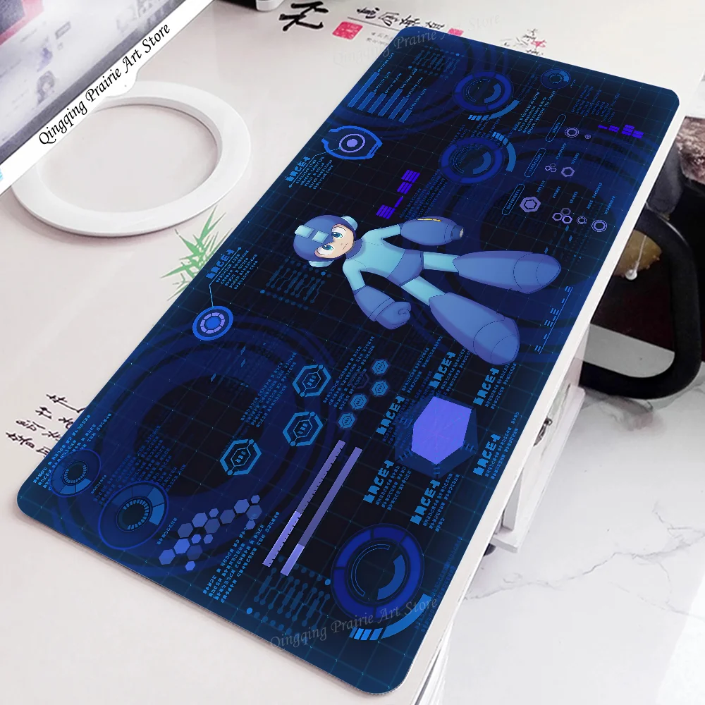 ROCKMAN DRN 001 Mega Man Mousepad Large Gaming Mouse Pad LockEdge Thickened Computer Keyboard Table Desk Mat