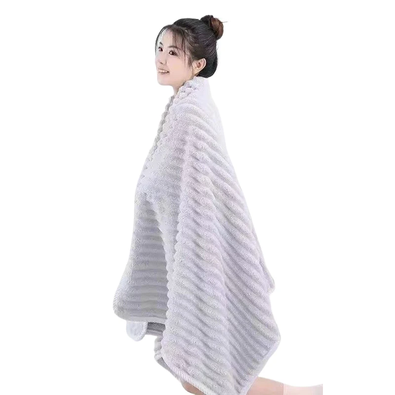 Высококачественное желейное бархатное впитывающее коралловое банное полотенце