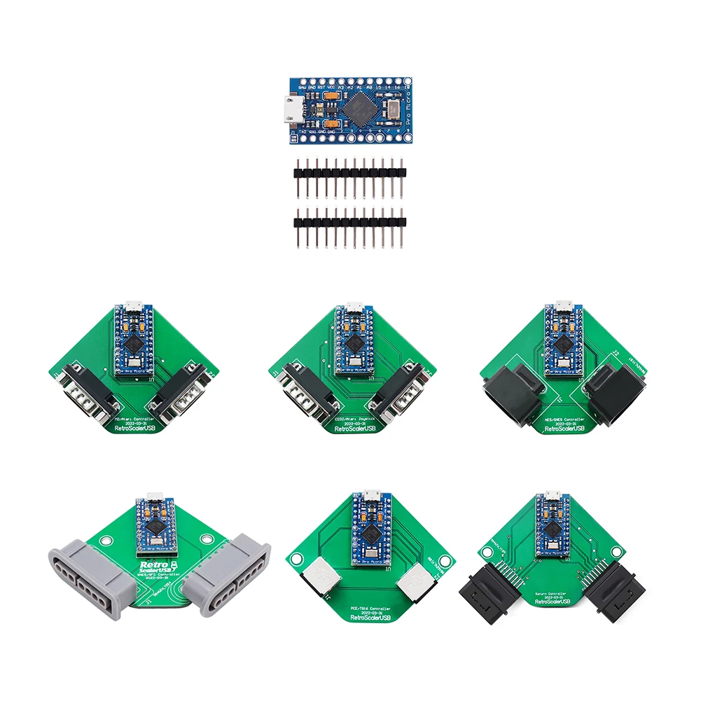 

Конвертер контроллера USB для MD CD32 Atari NES SNES PCE TG16 SNES SFC