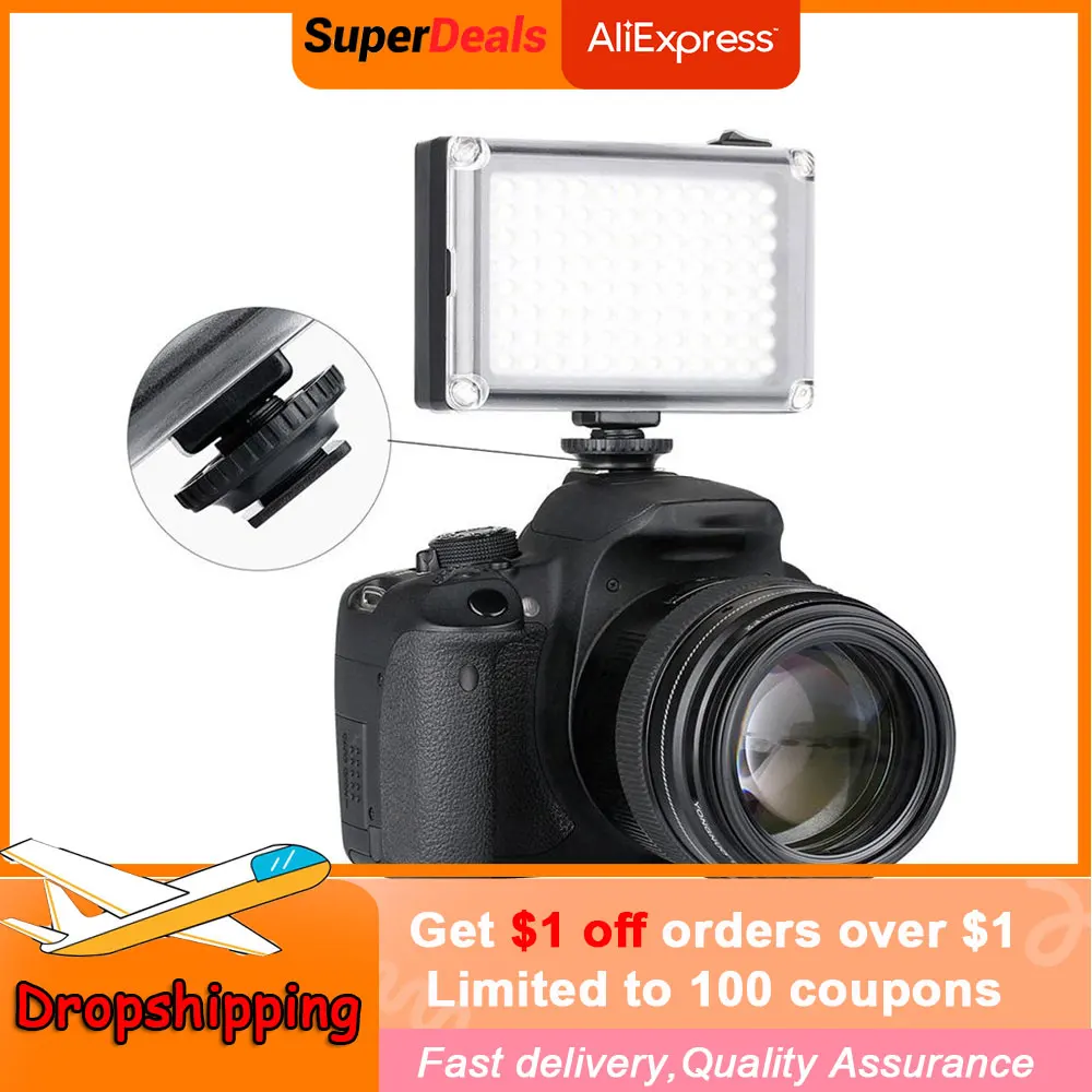 

Led Rechargable Led Video Light Lamp Studio Photo Wedding Party Fill-In Light For Dslr Camera Dropshipping