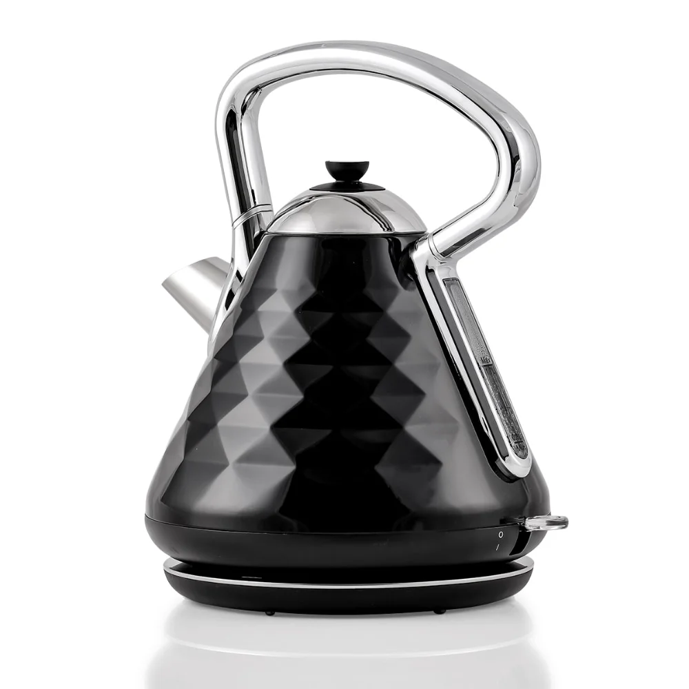 

Electric Kettle Hot Water Boiler Stainless Steel 1.7 L Automatic Shut
