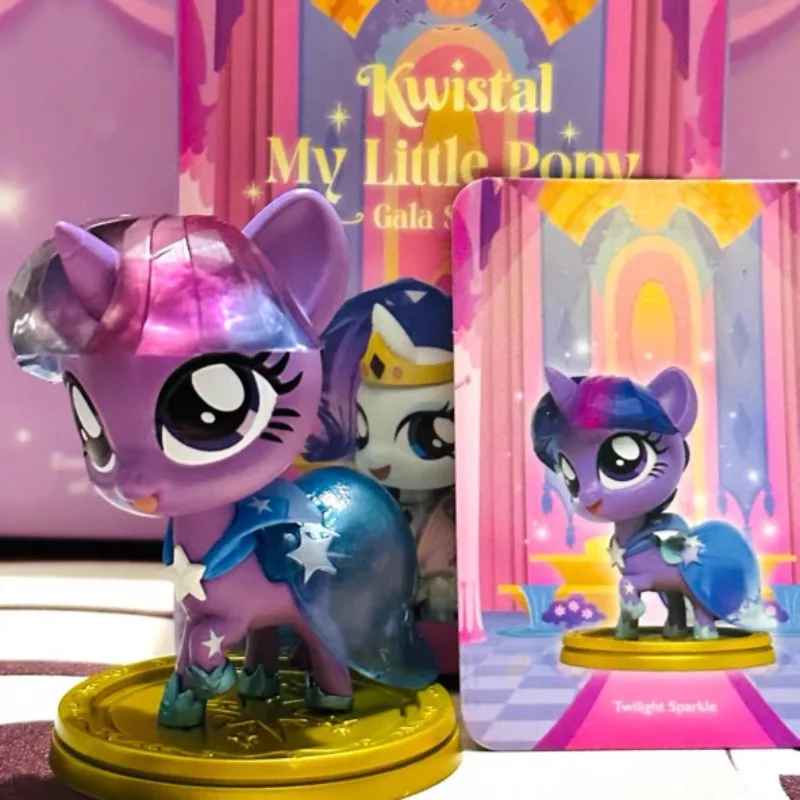 Фото Оригинальная коллекционная фигурка My Little Pony Kwistal Fwenz Series Blind Box Toy V2 V3, загадочная коробка, кавайная фигурка, коллекционная модель, подарок-сюрприз №3