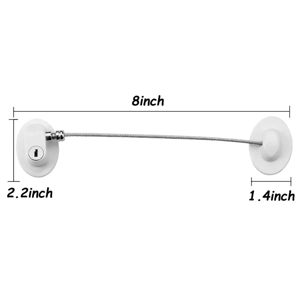 

Ограничитель для окон для безопасности детей, замок для безопасности детей и ключи, самоклеящаяся застежка из стальной проволоки для холодильника, шкафа, двери, выдвижного ящика