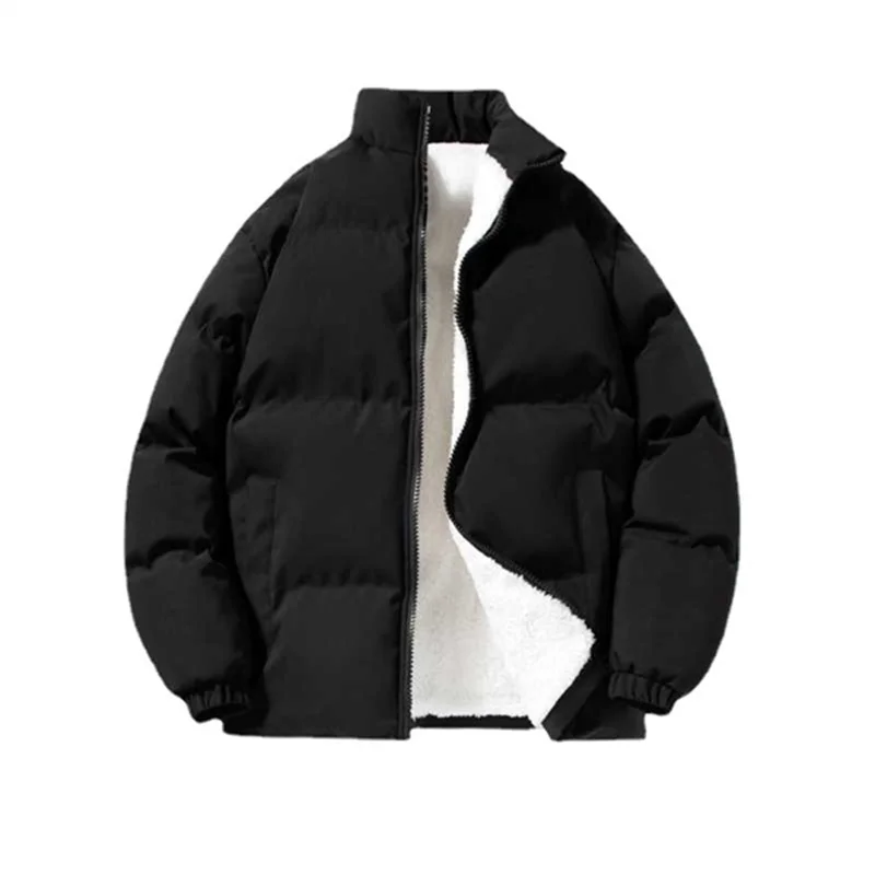 Winter Casual Men'S Coat New Style Bread Jacket Cotton Padded  Loose Vertical Leading Port  Thickened Warmth Comfortabl