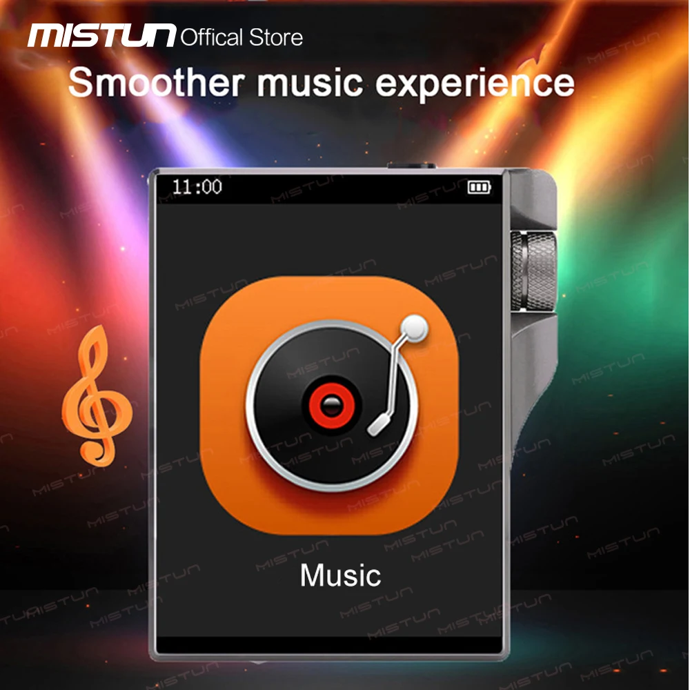 Mp3-плеер с Bluetooth Hi-Fi без потерь сенсорный экран 2 4 дюйма |