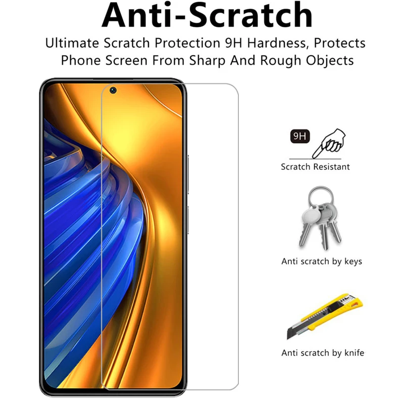 Фото Защитная пленка для экрана xiaomi poco f4 gt, защитное закаленное стекло на pocof4 f4 4f f4gt pocof4gt 5g, пленка для телефона, стекло xiomi poc pco №4