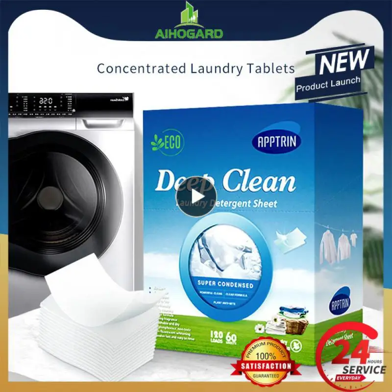 

Laundry Detergent Laundry Paper Sticky Hair Anti-color Laundry Tablets Care For Hands With Fragrant Concentrated Laundry Film