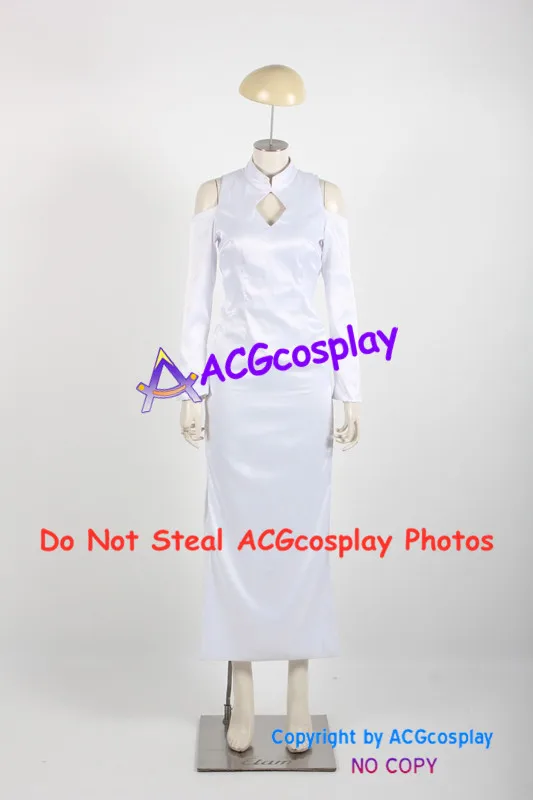 Sekiking Matsu косплейный костюм acgcosplay, белый Ципао в стиле chi-pao