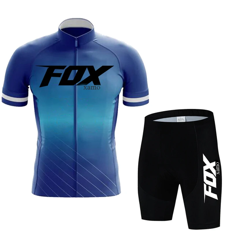 

Foxxamo Мужская одежда для велоспорта лучшая Радужная команда Велоспорт Джерси с коротким рукавом велосипедная одежда летние дорожные велосипедные комплекты