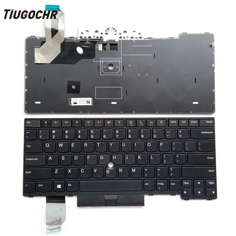 

US Black Keyboard for Lenovo ThinkPad L14 GEN 2 (type 20X5, 20X6 20X1 20X2) without pointing