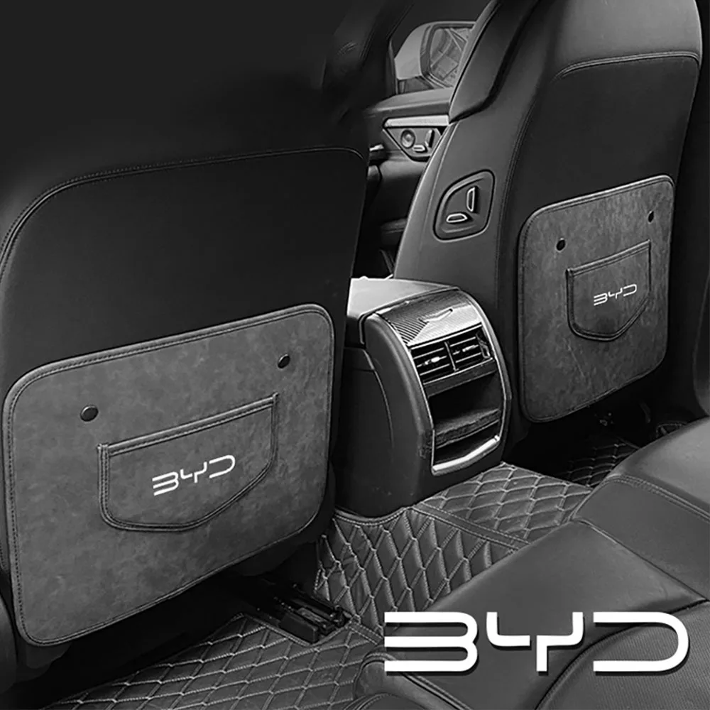 

Car Seat Back Anti Kick Protect Pad Auto Accessories For BYD Atto 3 Act Seal Tang F3 E6 Yuan Song Plus EV F0 Qin Han Dolphin S6