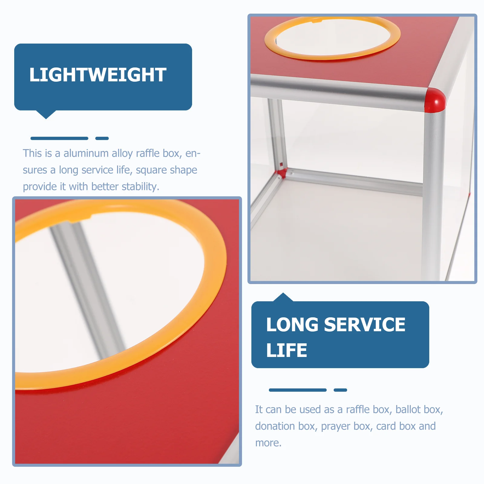 Лотерейный ящик для голосования контейнер хранения лотерейных билетов коробки
