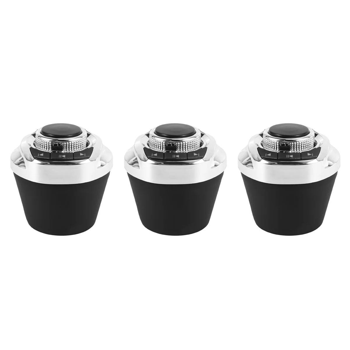 

3X Universal Car Wireless Steering Wheel Control Button with LED Light 8-Key Functions for Car Android Navi Player Auto
