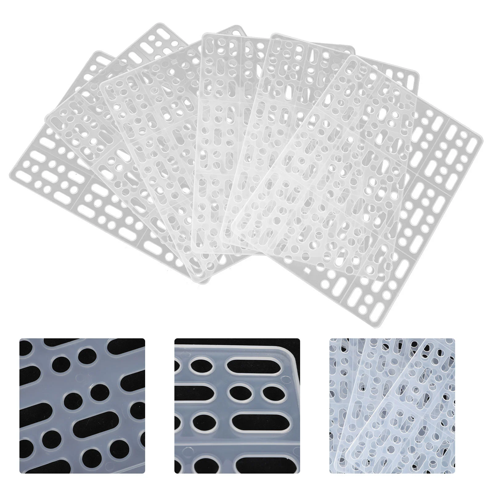 

6pcs Rabbit Nesting Box Mat Small Cage Pad Cage Mat for Bunny Training Pad Chinchilla Cage Liner Cooling Mat