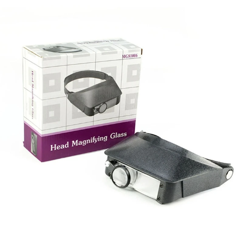 

Head-Mounted Reading Magnifier Headband Magnifier Loupe Jewelry 87HB