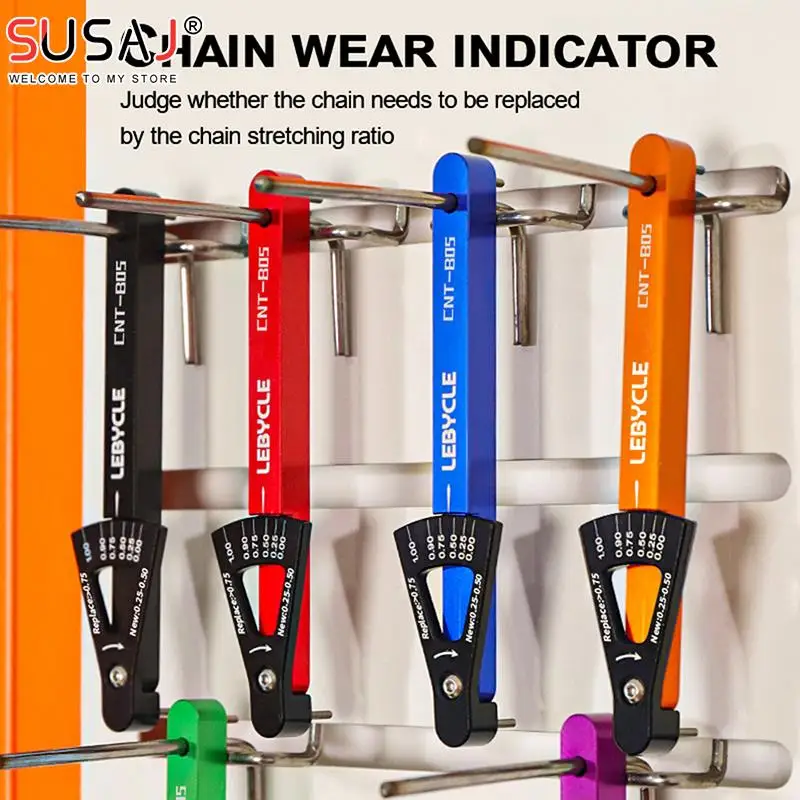 

Инструмент для проверки износа цепи велосипеда MTB наборы для проверки цепи многофункциональные цепи для измерения измерителя для горного и...