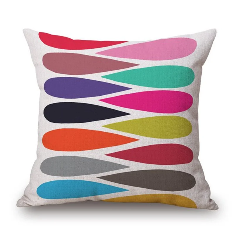 18 дюймов модные разноцветные льняные искусственные автомобильные диваны