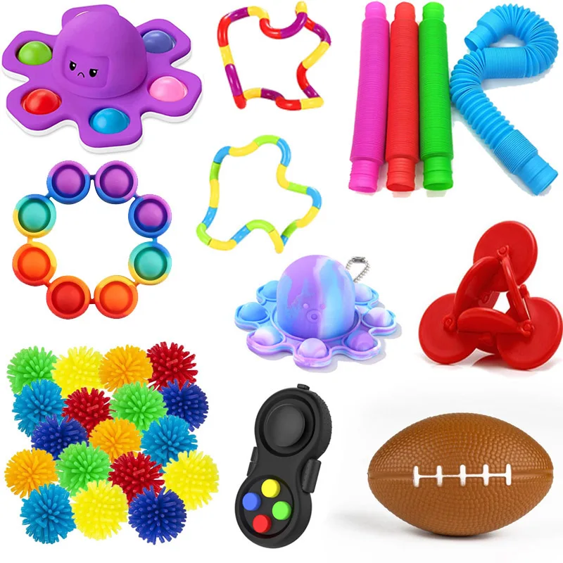 

Figet Toys Pack Anti Stress Adults Kids Squeeze Sensory Autism Anxiety Relief Cheap Stuff In Bulk New Funny Gadget Kawaii Fidget