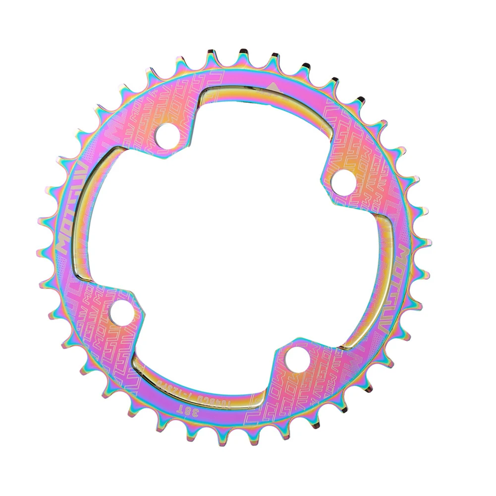 

Bicycle Single Speed Sprocket 104BCD Positive And Negative Tooth Disc 32T 34T 36T 38T Single Speed Sprocket Cycling Parts