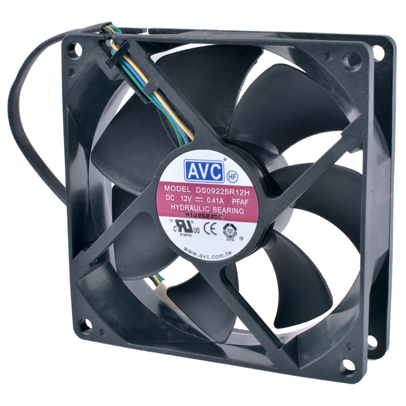 Революция в системах охлаждения DS09225R12H 9 см 90 мм вентилятор 9025 9225 12V0.41A 4-контактный