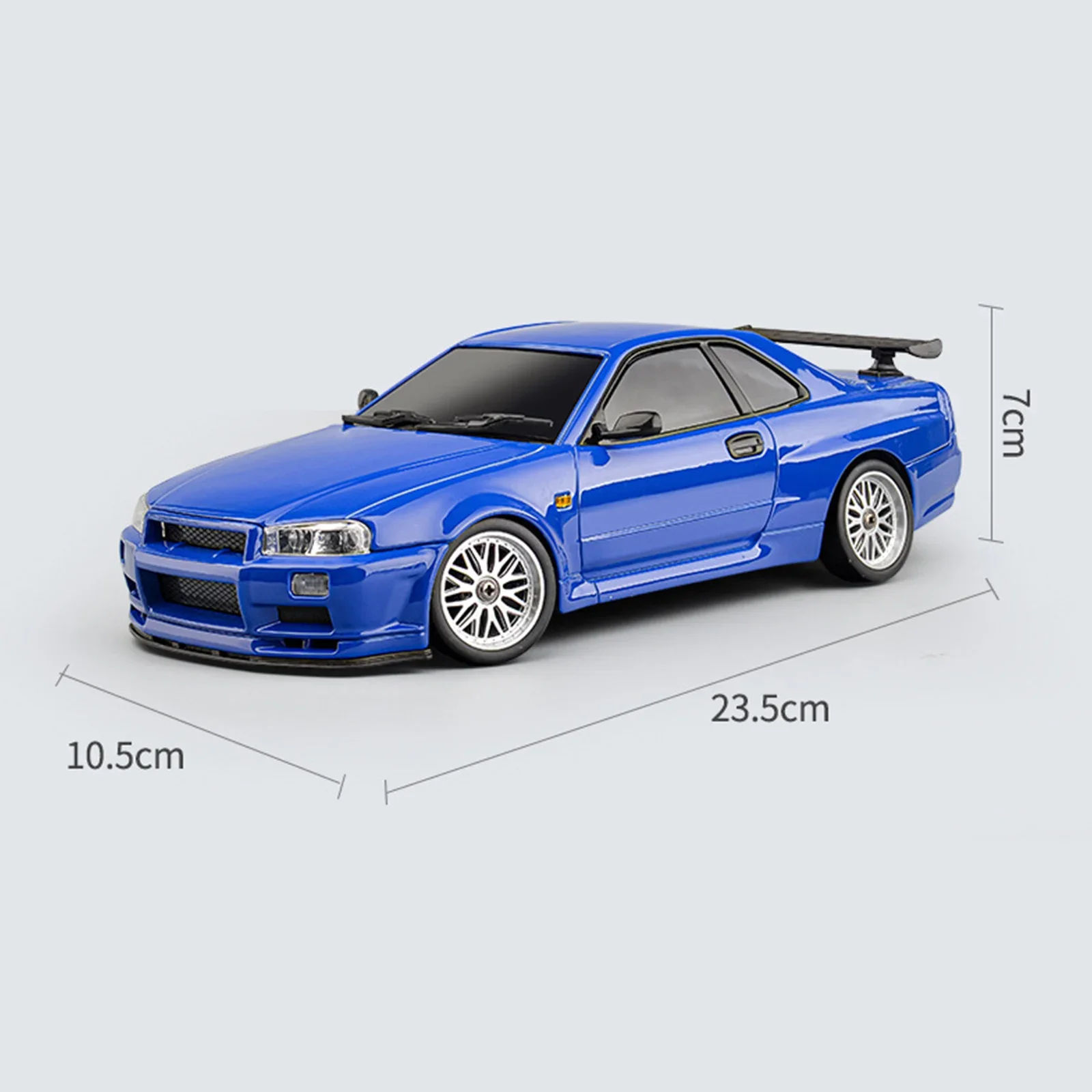Металлический радиоуправляемый автомобиль 1/18 GTR R34 LD1899