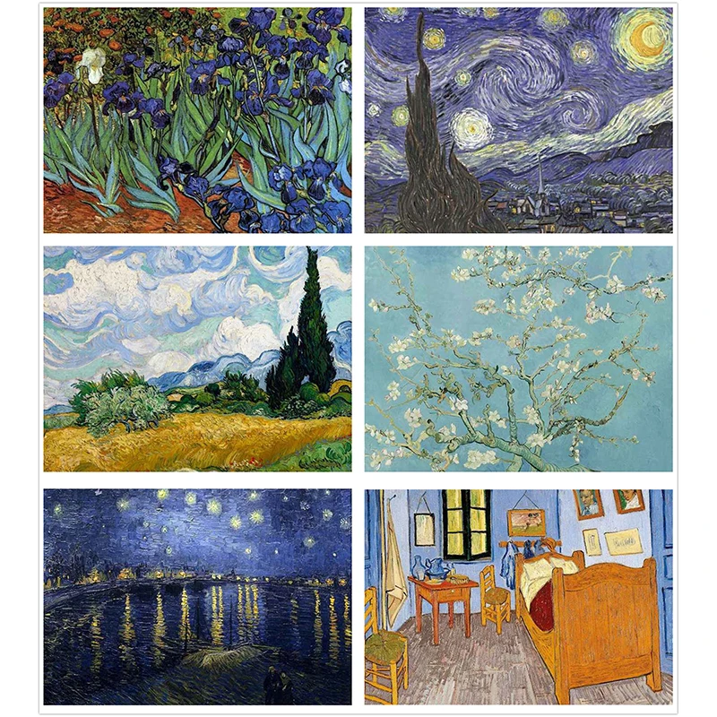 

Great Painter Vincent van Gogh 5D DIY Diamond Painting Full Round Diamond Painting Embroidery Sale Rhinestones Pictures