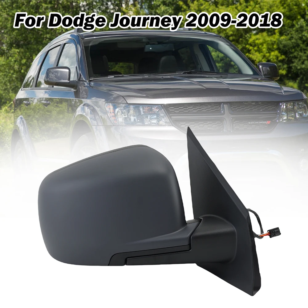 

Боковое зеркало для Dodge Journey 2009- 2016 2017 2018 боковое зеркало заднего вида с подогревом Крышка объектива аксессуары