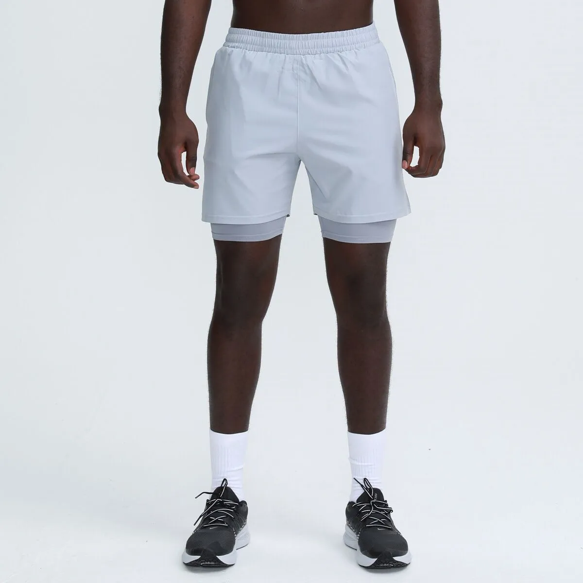 

Yoga Team Sports Clothing Men Quick-Drying Sports Shorts Loose Lined Fake Two-Piece Outdoor Basketball Fitness Ride Pants