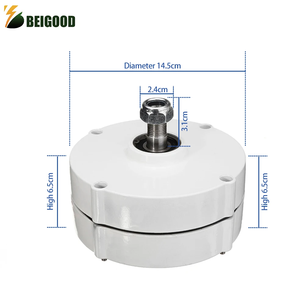 Генератор 3 кВт 2 1 высокая мощность выход один вал безредукторный постоянный
