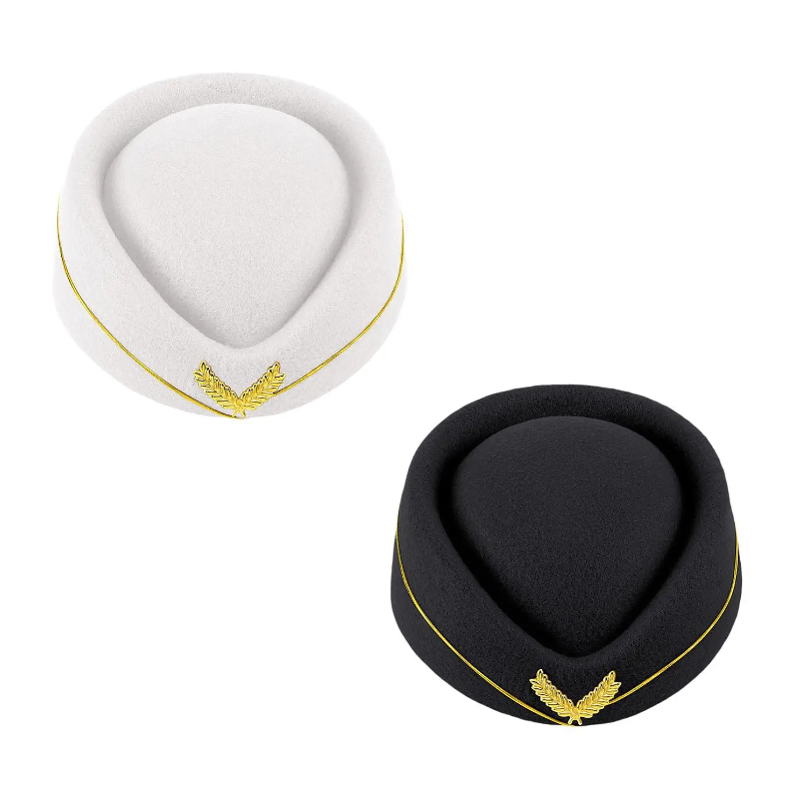 Косплей шляпа стюардессы для женщин костюм элегантный берет хозяйки самолета