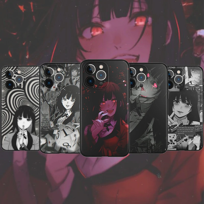 

Rainhemiaa Crazy Excitement Manga Kakegurui Luxury Case for IPhone 13 Pro Max 12 Mini 11 SE 2020 5S 6S 7 8 Plus XS X XR Covers
