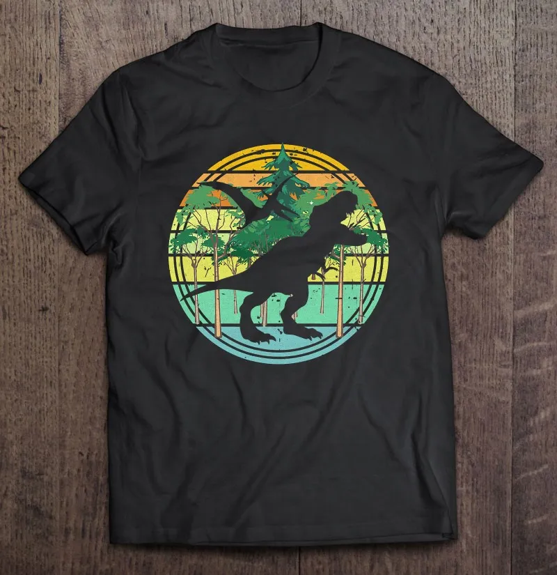 

Винтажная Футболка Динозавр в стиле древней рептилии, ретро-трекс, динозавр, футболка большого размера, аниме одежда, футболки, топы, аниме ф...