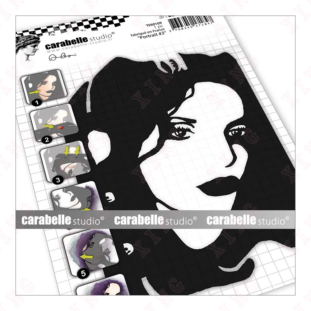 

New Painting Scrapbook Coloring Embossing Album Card Decorative Mold 2023 Handmade Craft Cut Die Diy Portrait 3 Layering Stencil