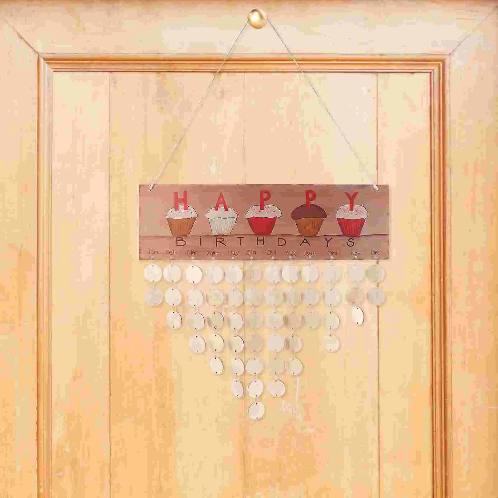Знак с днем рождения деревянный подвесной календарь напоминание доска красочная