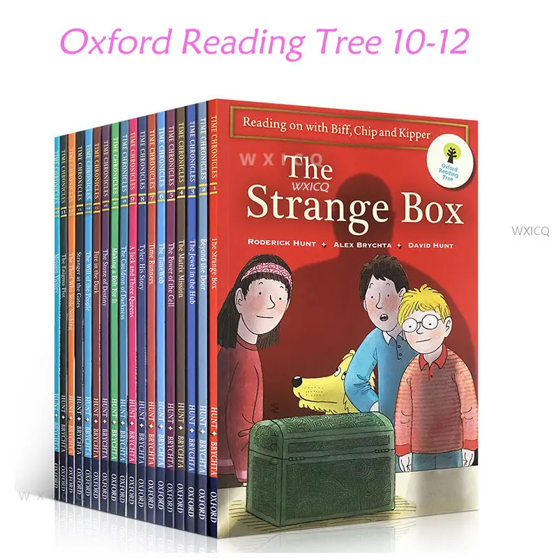 

Oxford story reading tree 10-12 steps 18 volumes to learn to help children read Phonics English storybook textbook picture book