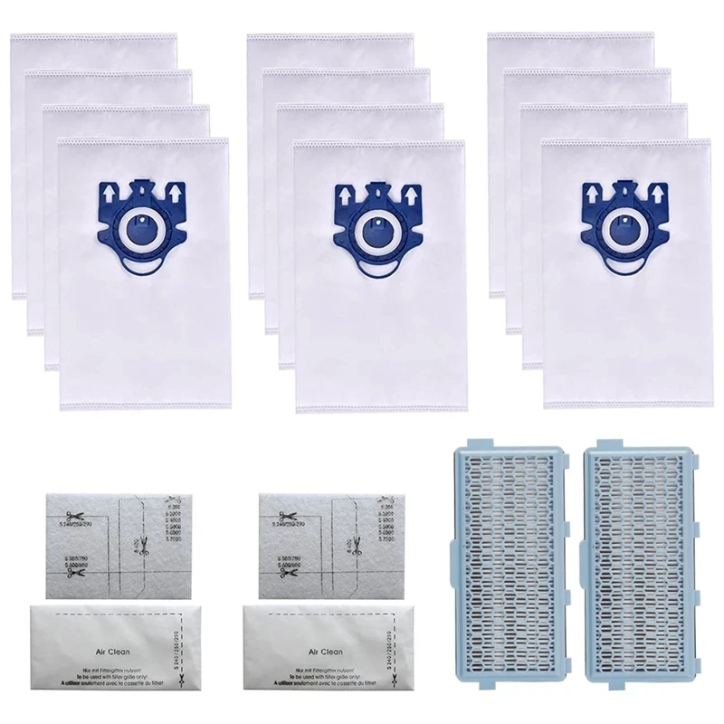 

HEPA Filter Motor Protection Dust Bags for Miele Vacuum Cleaner Bags 3D GN S5000 S8000 Complete C2 C3 S5 S8 SF-50 Parts