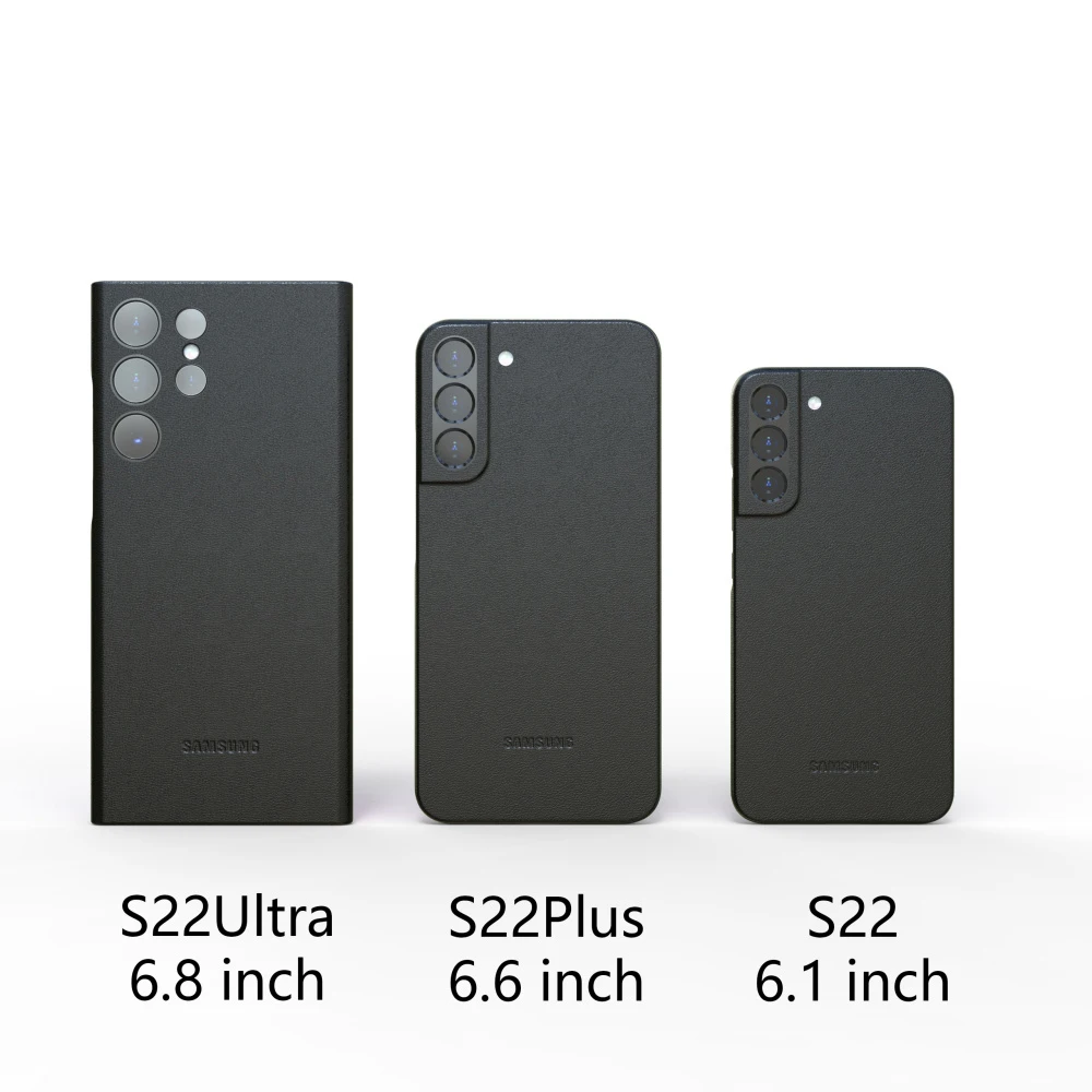 Оригинальный чехол для Samsung Galaxy S22 Ultra Plus высококачественный кожаный + Премиум