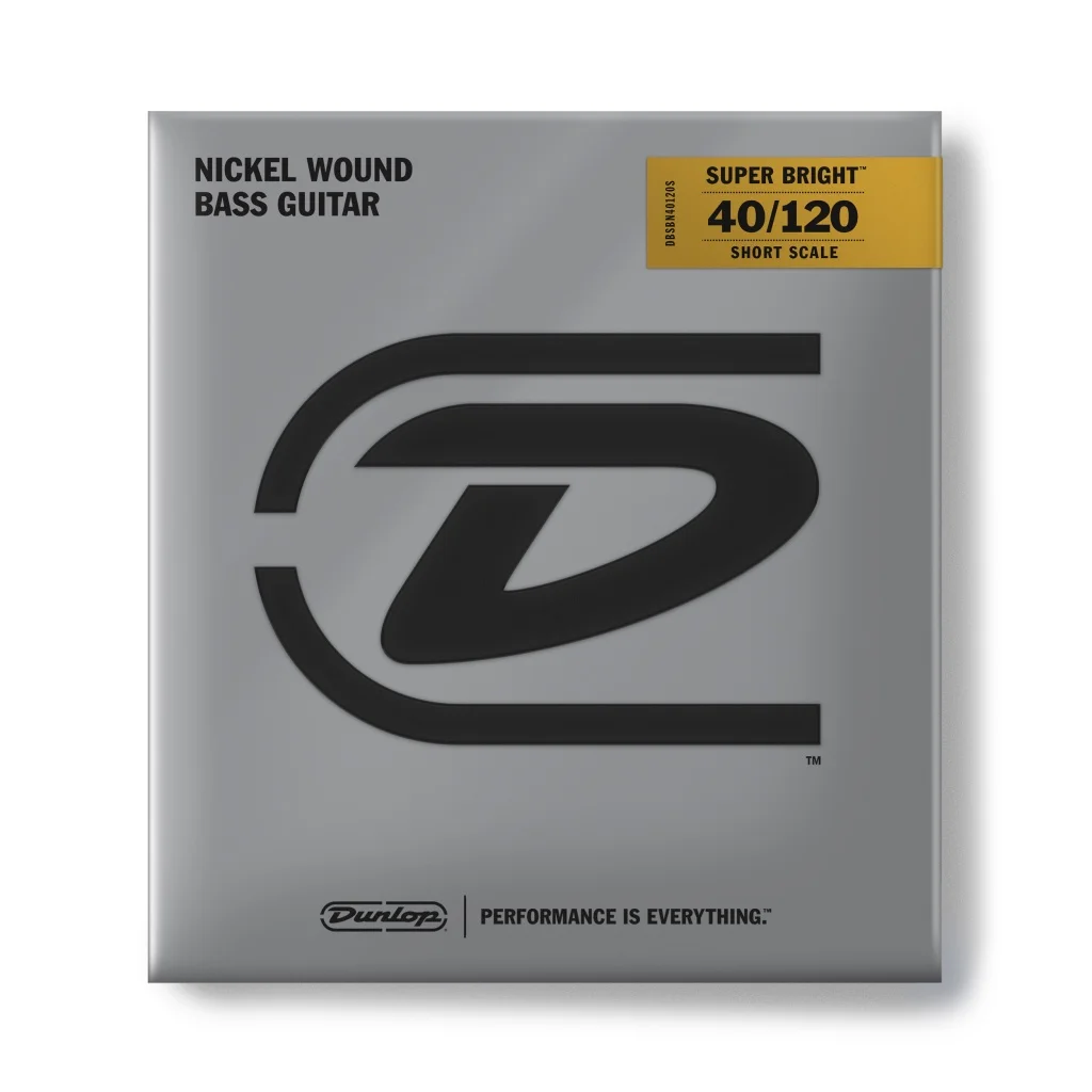 Super Bright Комплект струн для 5-стрбас-гитары никелир Short Scale 40-120 Dunlop DBSBN40120S |