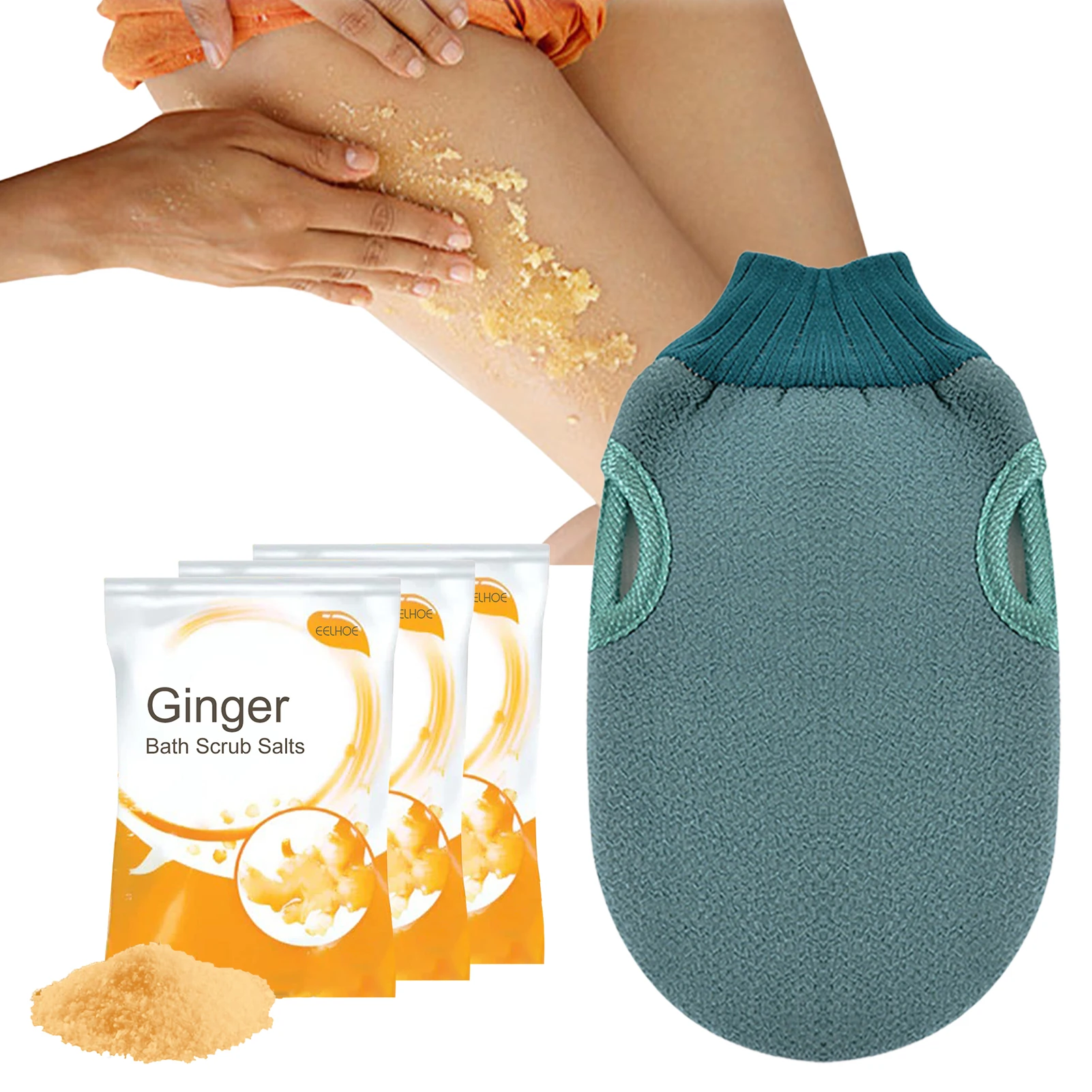 

Ginger Bath Scrub Salts Salt Exfoliator Body Scrub Smoothing Moisturizing Exfoliator Ginger Bath Salts Great Gifts For Women And