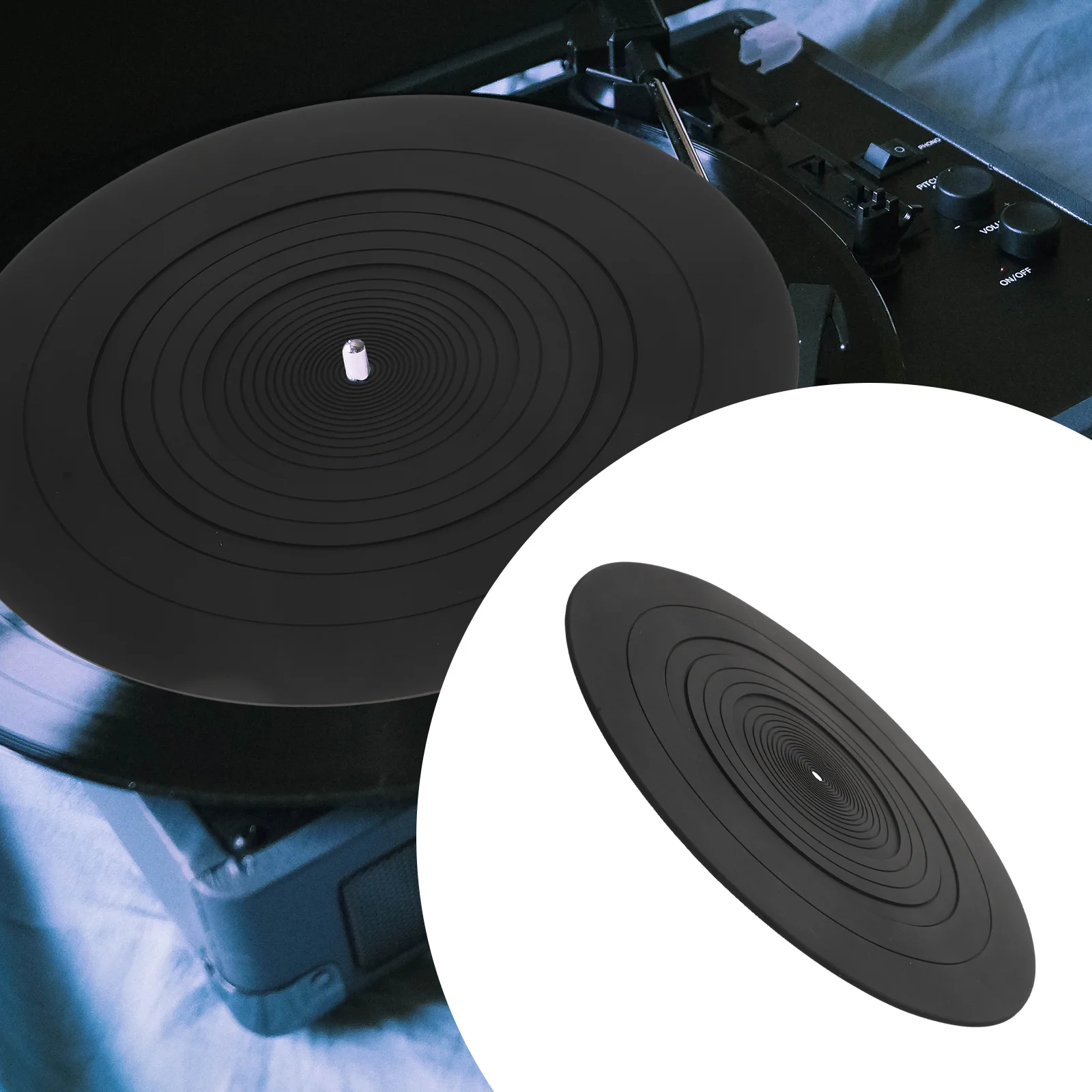 

Record Mat Vinyl Accessories Pad Phonograph Players Supplies Silica Gel Anti-Static Turntable