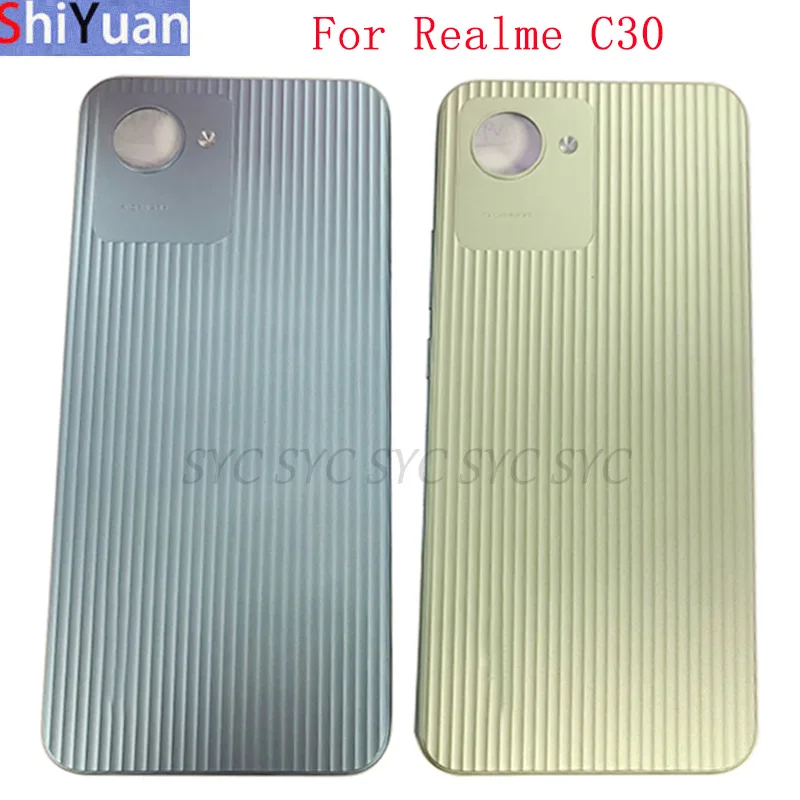 Battery Cover Rear Door Housing Back Case For Realme C30 Battery Cover with Logo Replacement Parts