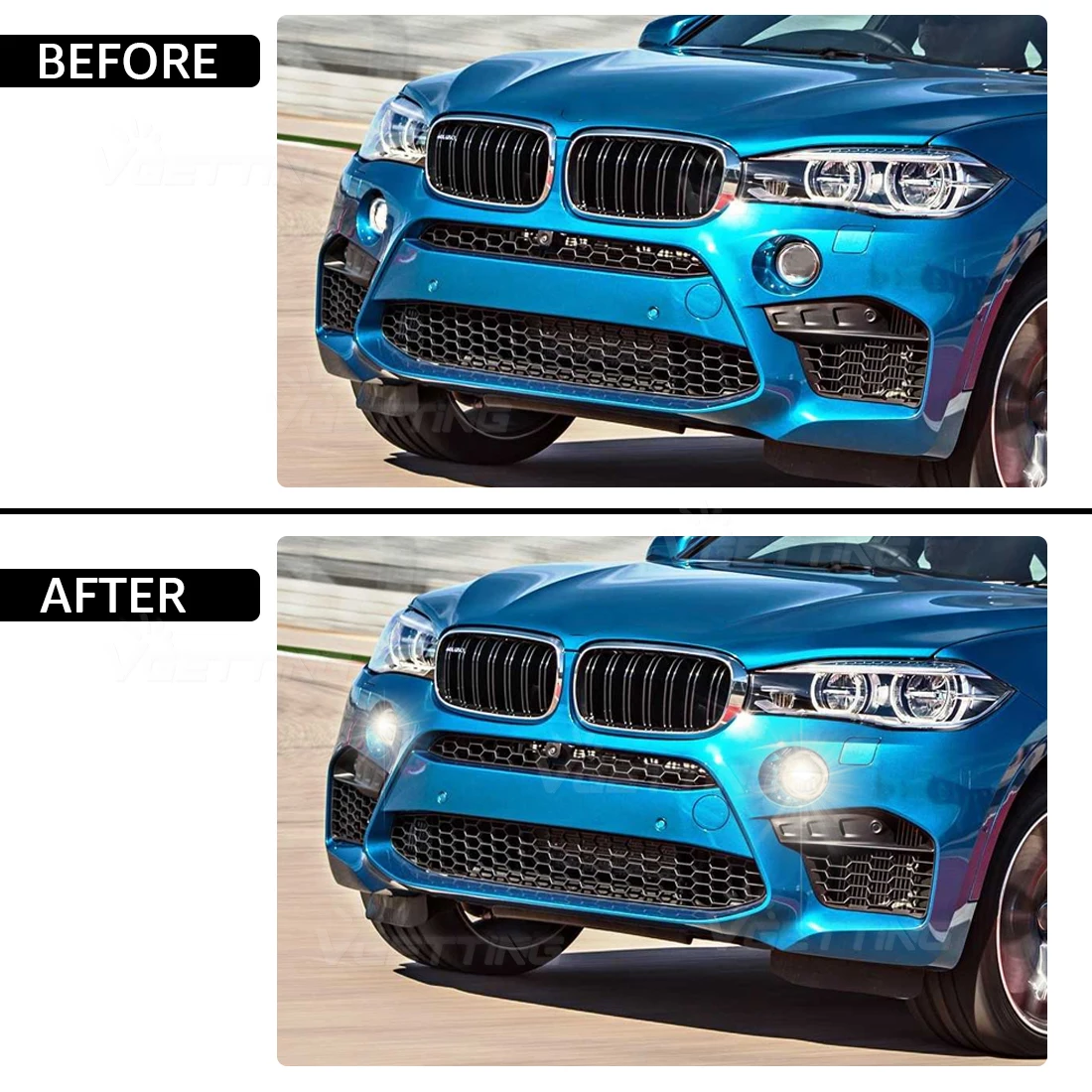 Автомобильные противотуманные фары для BMW X3 F25 X4 F26 X5 F15 X6 F16 2014 2015 2016 2017 2018