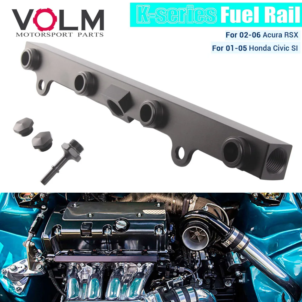 

aluminium K Series Heavy Fuel Rail Kit High Flow Injection Fuel Rail For Honda K20 K24 Rsx Civic Si,integra Ep3