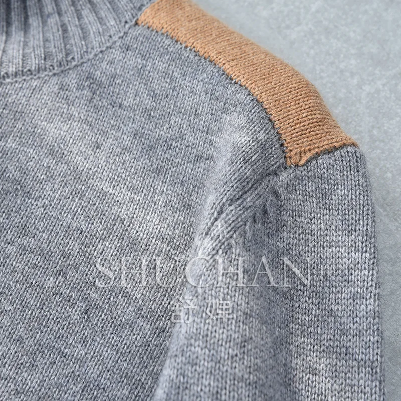 Рисунок 5 - 2023 осенне-зимний свитер с воротником-хомутом