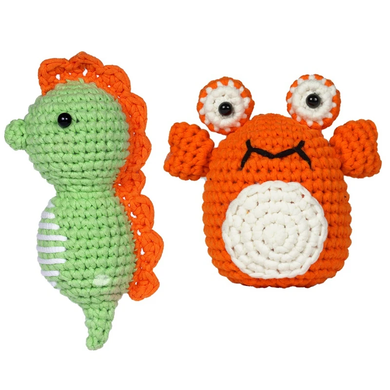 Набор для вязания крючком набор сделай сам морская жизнь искусственная плюшевая
