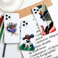 mazinger z phone case solid color for iphone 11 12 13 mini pro max 7 8 plus 6 6s x xs max xr funda case
