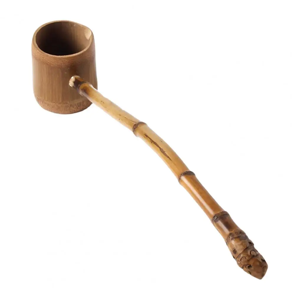 Высококачественный гигиеничный Многофункциональный бамбуковый ковш с длинной