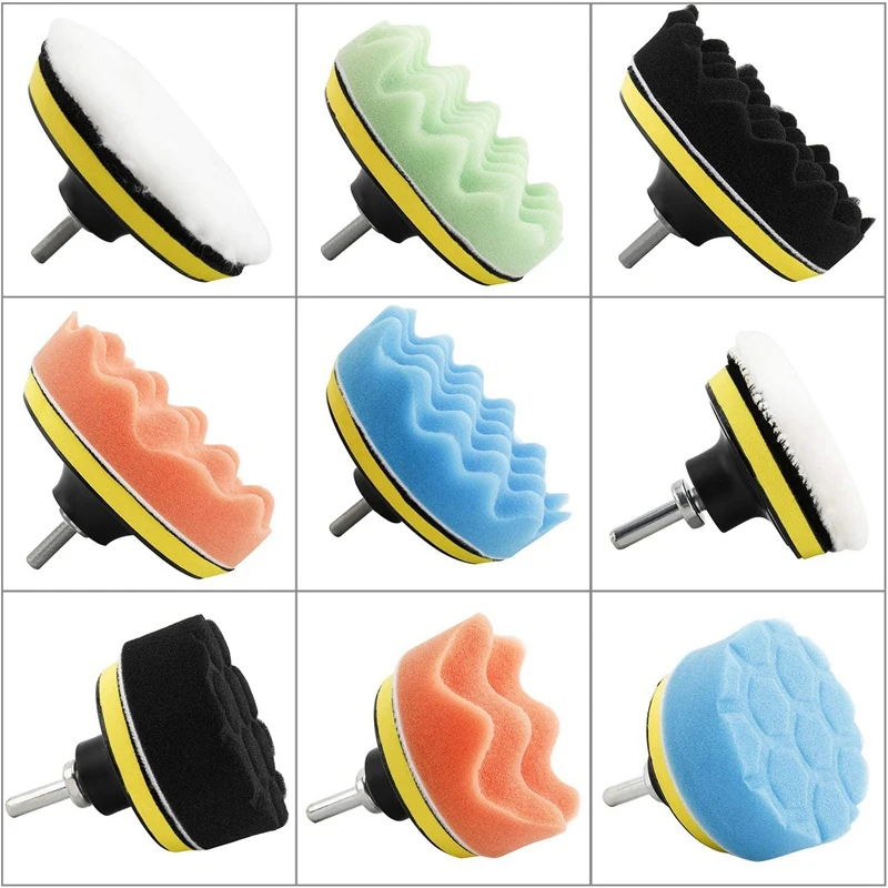 Набор полировальных насадок набор из 39 3-5 дюймов для автомобильных дрелей