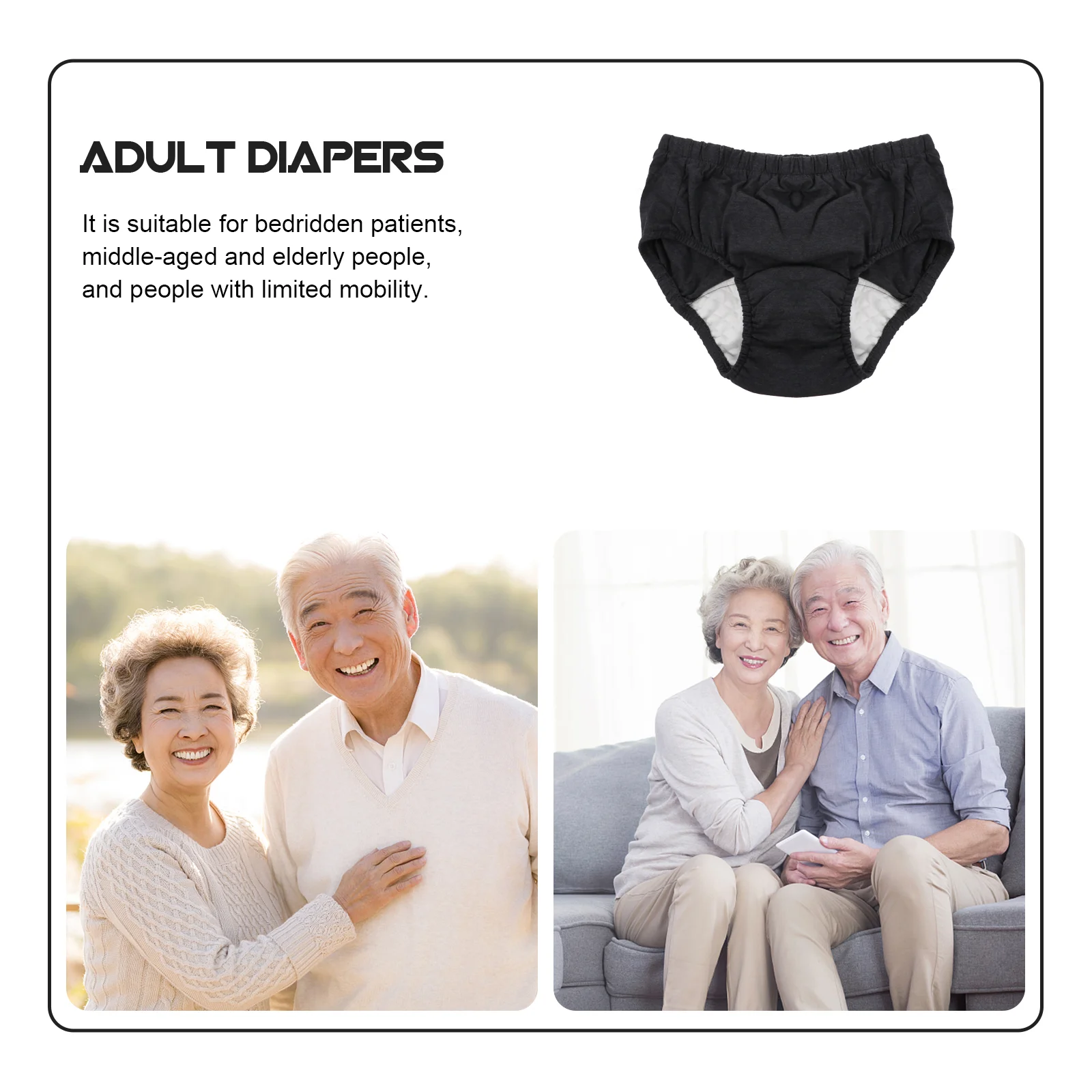 Водонепроницаемые брюки юбка-подгузник креативная недержание женская